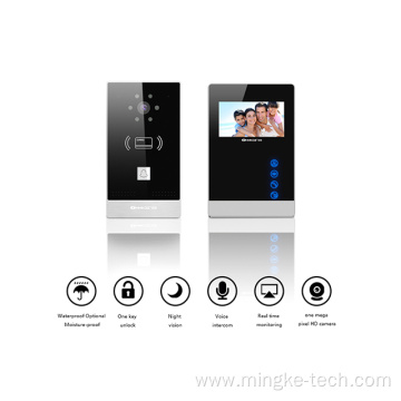 Security Camera Intercom Monitor Video Door Phone System